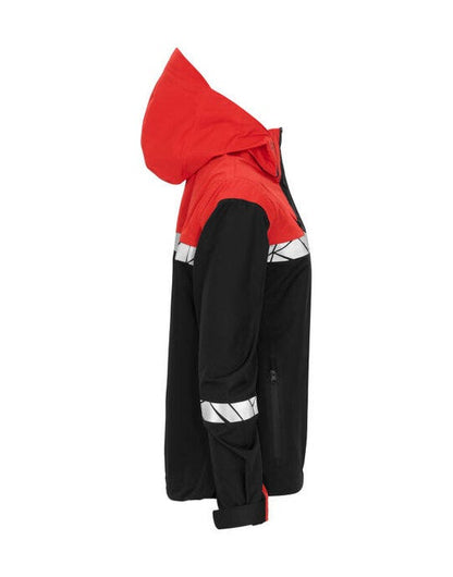 Pro-Job ProJob Progression 7419 Ladies Shell Jkt - Black/Red