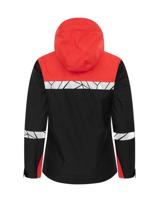 Pro-Job ProJob Progression 7419 Ladies Shell Jkt - Black/Red