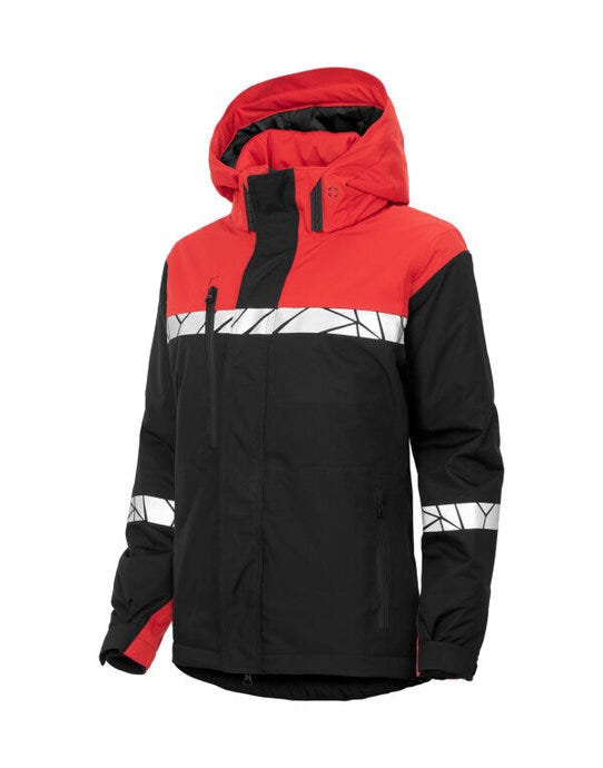 Pro-Job ProJob Progression 7420 Ladies Funct Jkt - Black/Red