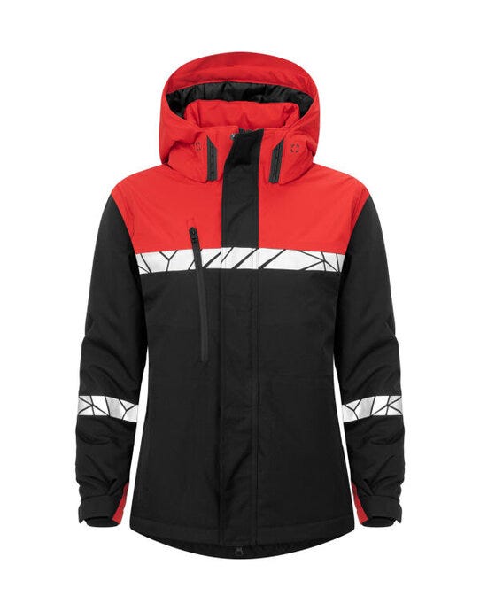 Pro-Job ProJob Progression 7420 Ladies Funct Jkt - Black/Red