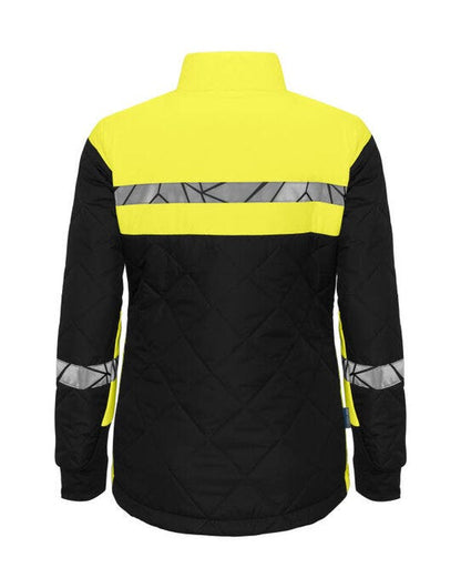 Pro-Job ProJob Progression 7421 Ladies LW Jacket - Black/Yellow