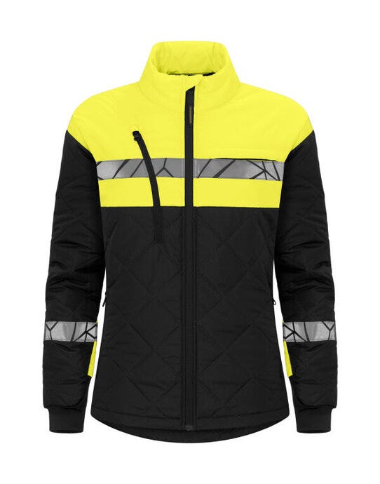 Pro-Job ProJob Progression 7421 Ladies LW Jacket - Black/Yellow