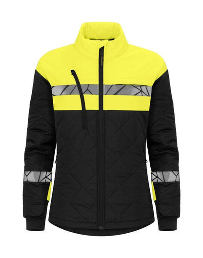 Pro-Job ProJob Progression 7421 Ladies LW Jacket - Black/Yellow