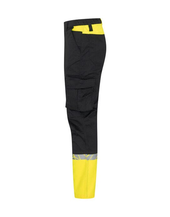 Pro-Job ProJob 7507 Service Pant - Black/Yellow