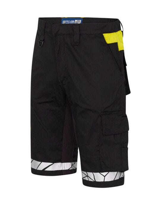Pro-Job ProJob 7510 Work Shorts - Black/Yellow