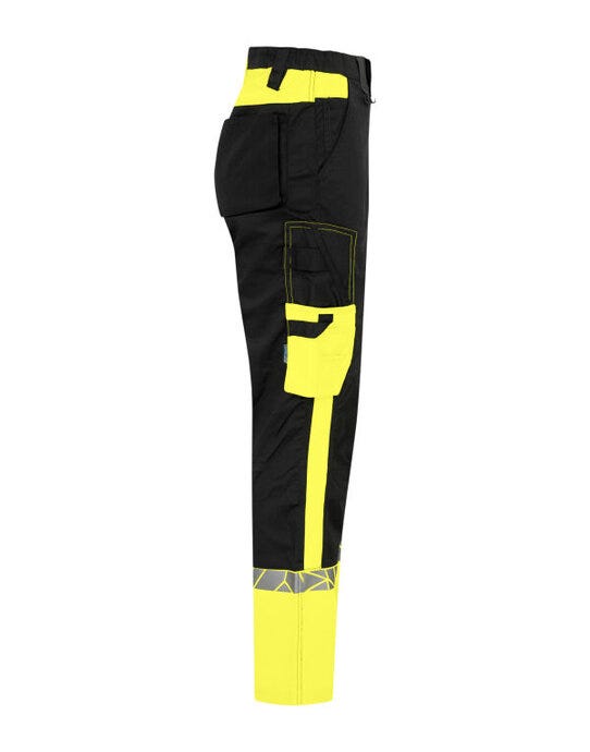 Pro-Job ProJob Progression 7512 Ladies Workpant - Black/Yellow