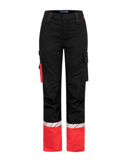 Pro-Job ProJob Progression 7512 Ladies Workpant - Black/Red