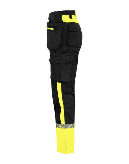 Pro-Job ProJob Progression 7513 Ladies Workpant - Black/Yellow
