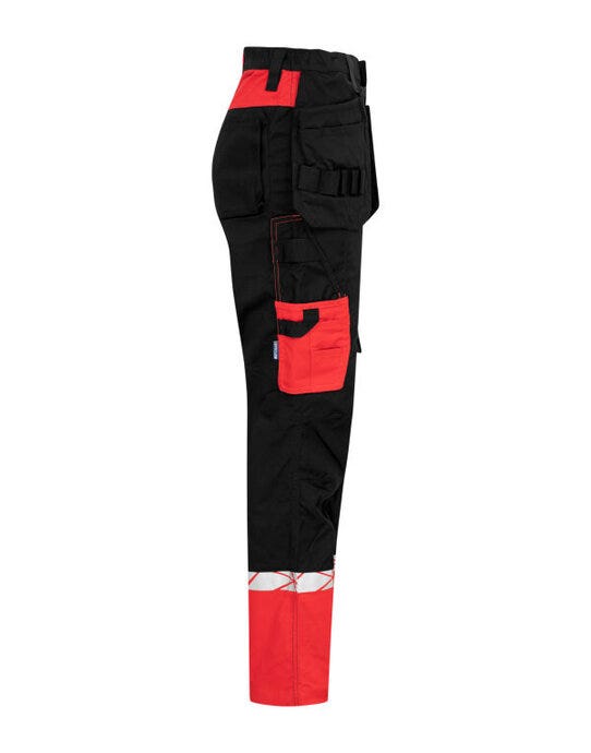 Pro-Job ProJob Progression 7513 Ladies Workpant - Black/Red