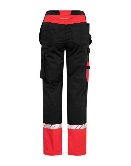 Pro-Job ProJob Progression 7513 Ladies Workpant - Black/Red