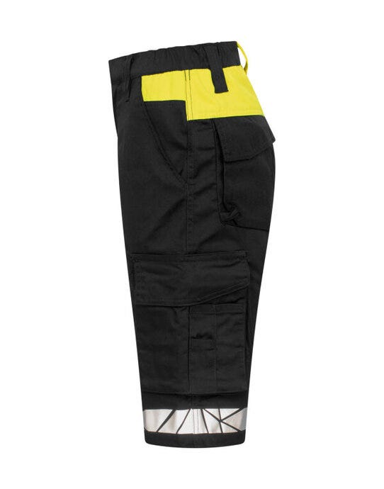 Pro-Job ProJob Progression 7514 Ladies Shorts - Black/Yellow