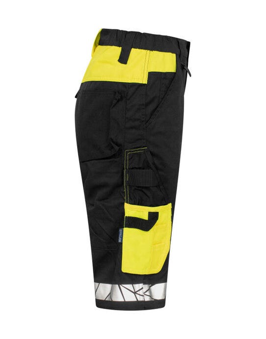 Pro-Job ProJob Progression 7514 Ladies Shorts - Black/Yellow