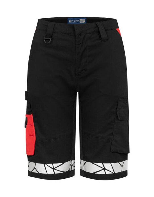Pro-Job ProJob Progression 7514 Ladies Shorts - Black/Red