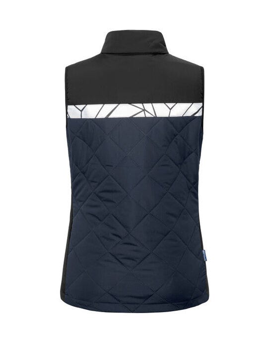 Pro-Job ProJob Progression 7701 Ladies Vest - Navy/Black