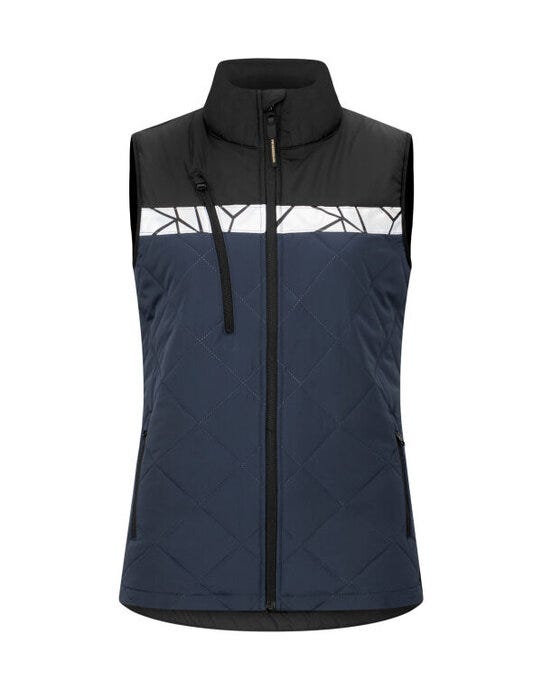 Pro-Job ProJob Progression 7701 Ladies Vest - Navy/Black