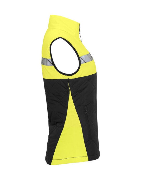 Pro-Job ProJob Progression 7701 Ladies Vest - Black/Yellow