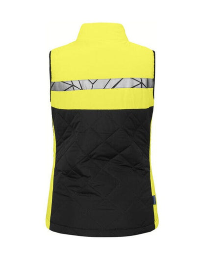 Pro-Job ProJob Progression 7701 Ladies Vest - Black/Yellow