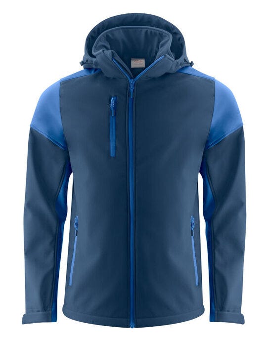 Printer Prime Men's Softshell - Navy/Cobalt