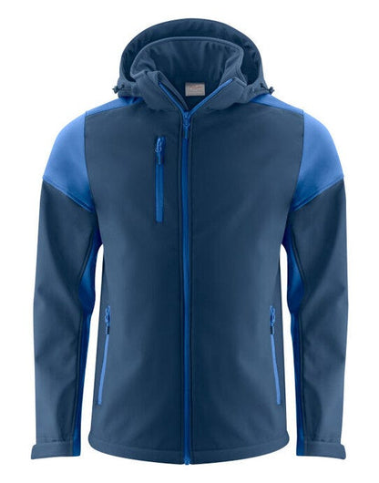 Printer Prime Men's Softshell - Navy/Cobalt