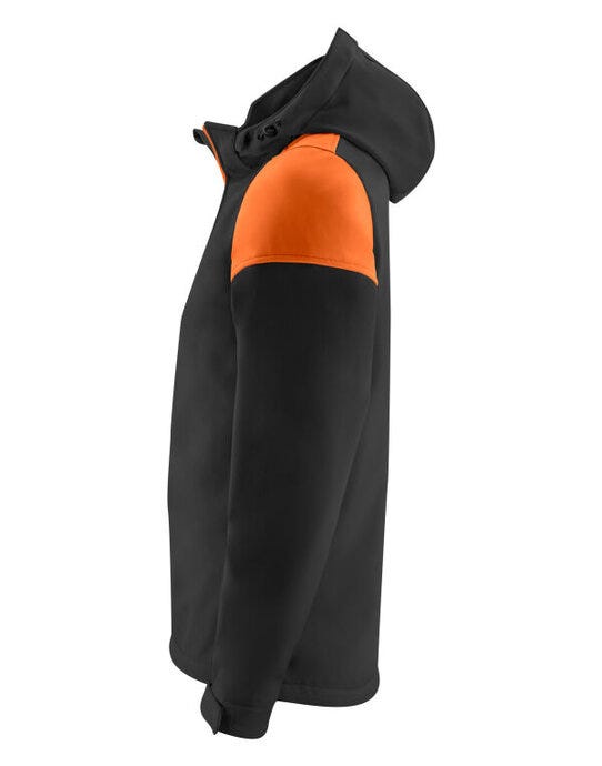 Printer Prime Men's Softshell - Black/Orange