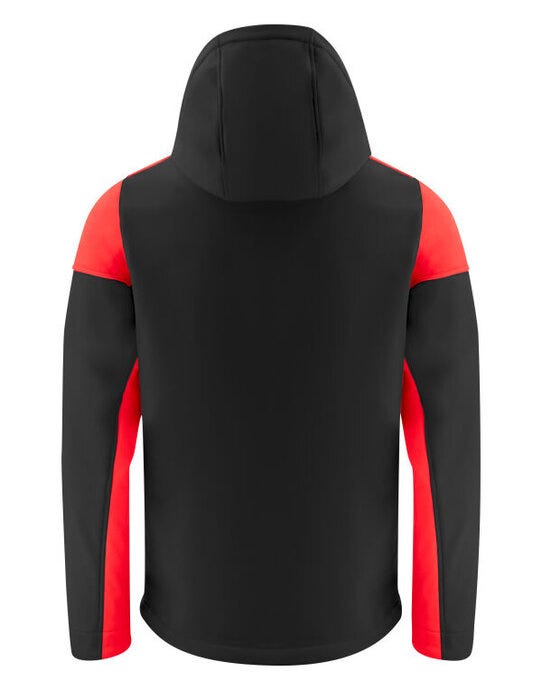Printer Prime Men's Softshell - Black/Red