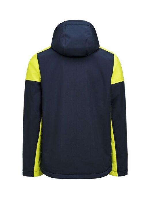 Printer Prime Men's Softshell - Navy/Neon Yellow