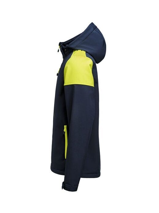 Printer Prime Men's Softshell - Navy/Neon Yellow
