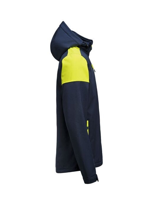 Printer Prime Men's Softshell - Navy/Neon Yellow