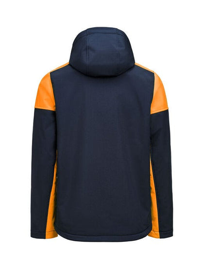 Printer Prime Men's Softshell - Navy/Neon Orange
