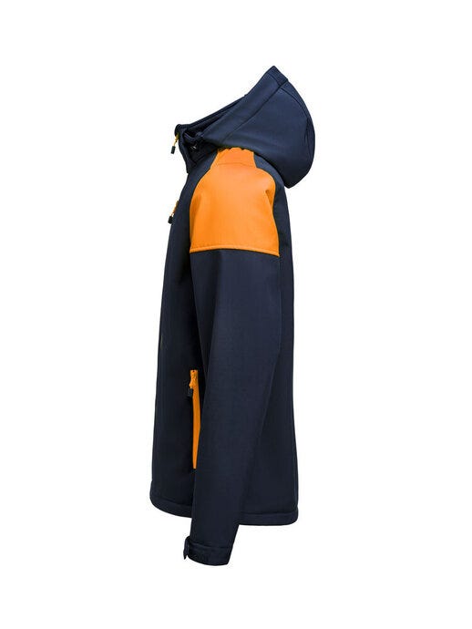 Printer Prime Men's Softshell - Navy/Neon Orange