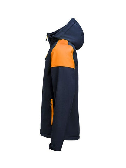 Printer Prime Men's Softshell - Navy/Neon Orange