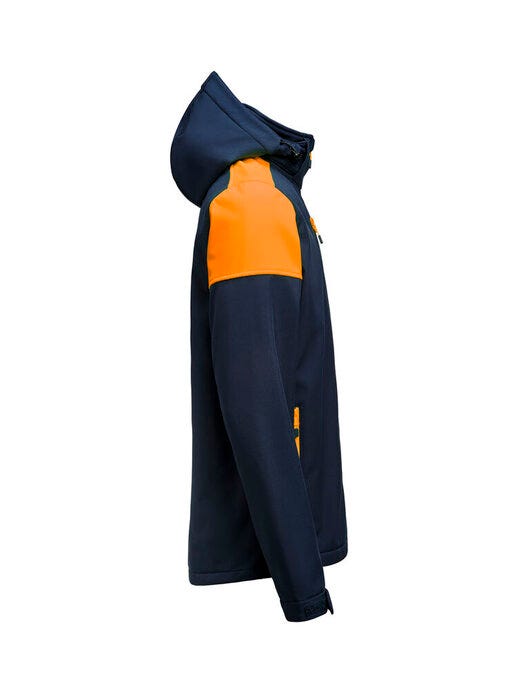 Printer Prime Men's Softshell - Navy/Neon Orange