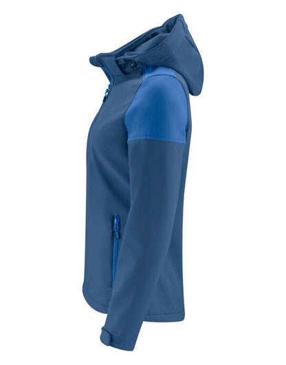 Printer Prime Ladies Softshell - Navy/Cobalt