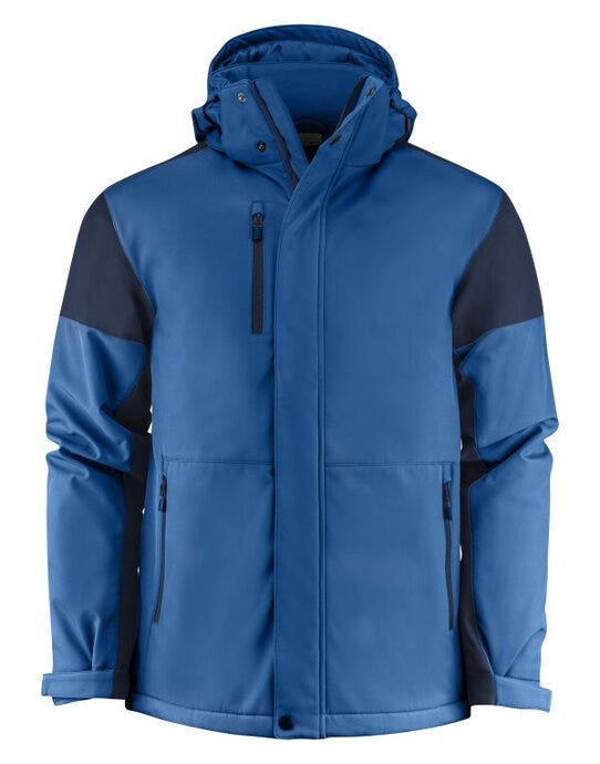 Printer Prime Mens Padded Softshell - Cobalt/Navy