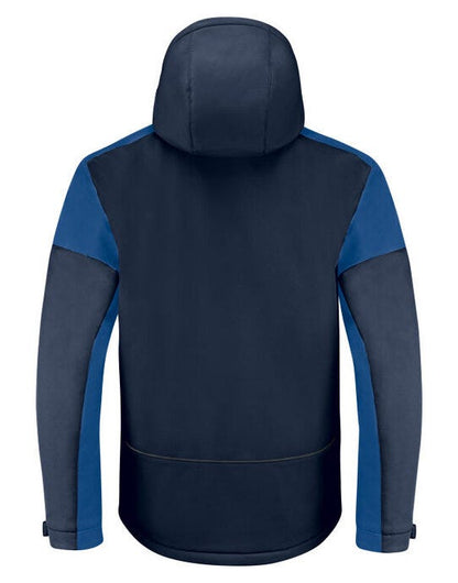 Printer Prime Mens Padded Softshell - Navy/Cobalt