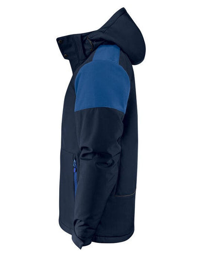 Printer Prime Mens Padded Softshell - Navy/Cobalt