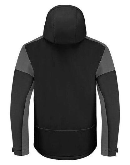 Printer Prime Mens Padded Softshell - Black/Anthracite