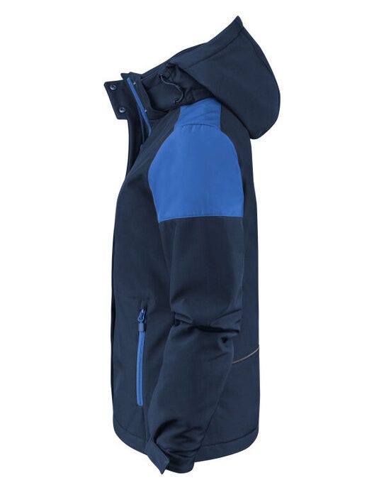 Printer Prime Ladies Padded Softshell - Navy/Cobalt