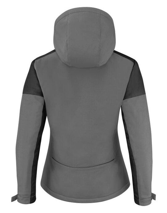 Printer Prime Ladies Padded Softshell - Anthracite/Black