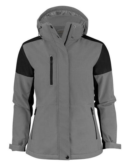 Printer Prime Ladies Padded Softshell - Anthracite/Black