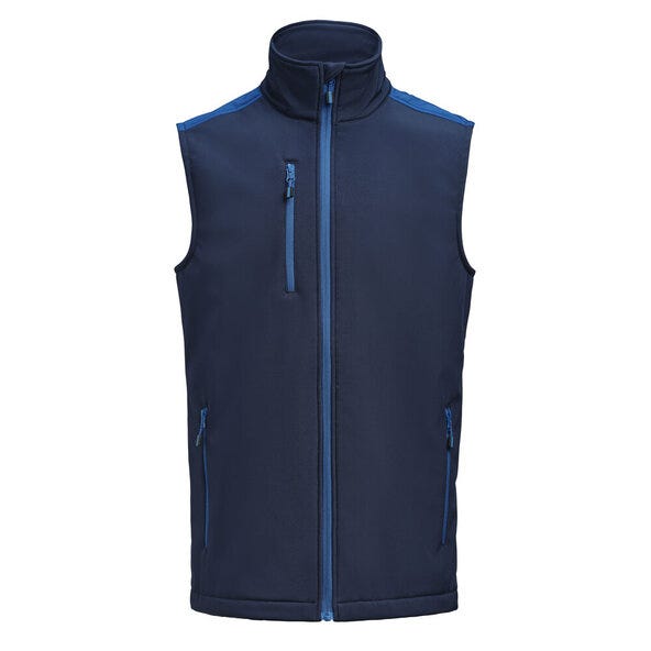 Printer Prime Softshell Vest - Navy/Cobalt