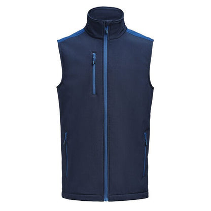 Printer Prime Softshell Vest - Navy/Cobalt
