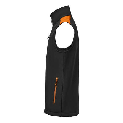 Printer Prime Softshell Vest - Black/Orange