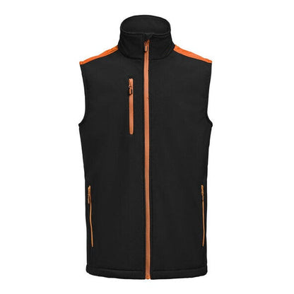 Printer Prime Softshell Vest - Black/Orange