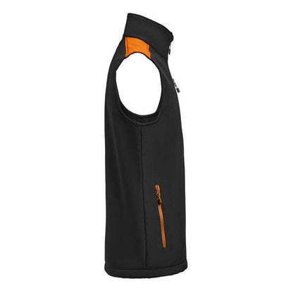 Printer Prime Softshell Vest - Black/Orange