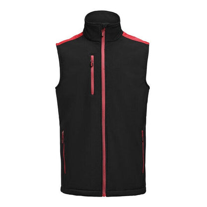 Printer Prime Softshell Vest - Black/Red