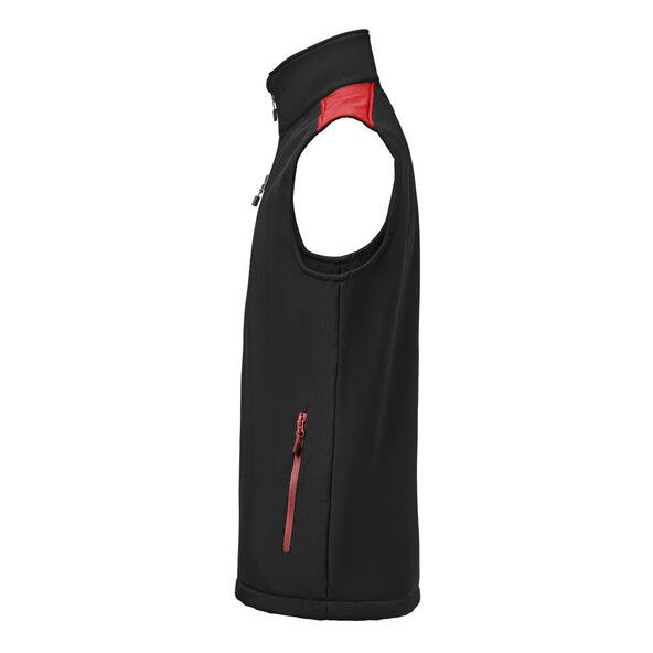 Printer Prime Softshell Vest - Black/Red