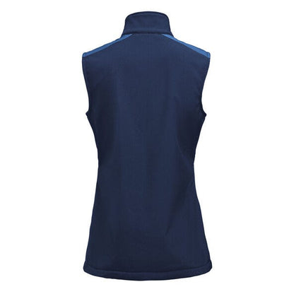 Printer Prime Ladies Softshell Vest - Navy/Cobalt