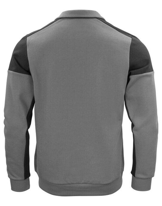 Printer Prime Long Sleeve Polosweater - Anthracite/Black