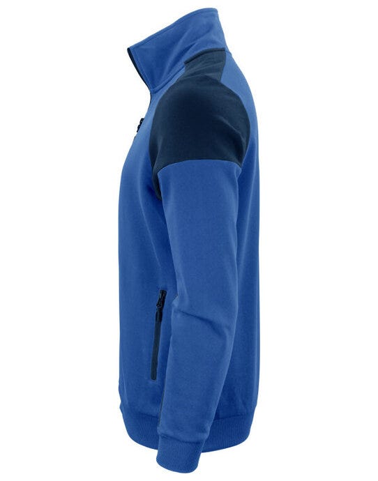 Printer Prime Full Zip Sweater - Cobalt/Navy